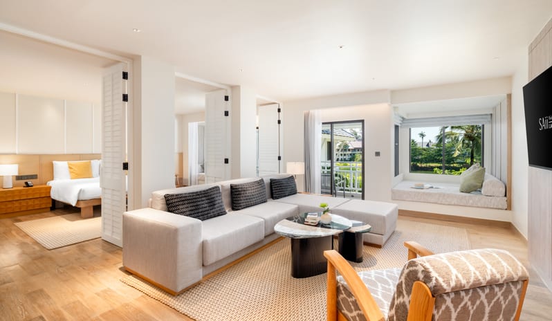 SAii Laguna Phuket Lagoon View Suite Living Room View